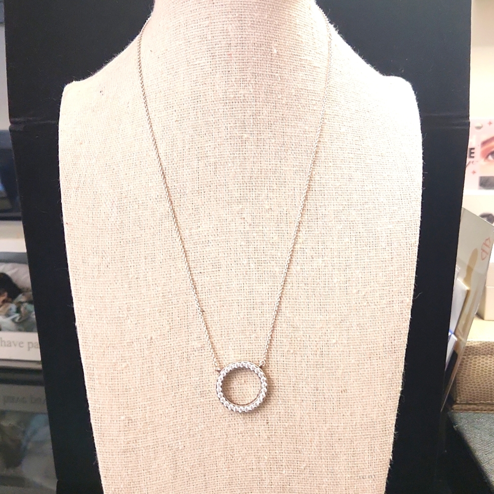 Pandora Circle of Sparkle Necklace Sterling Silver